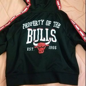 NBA Chicago Bull's cropped hoodie